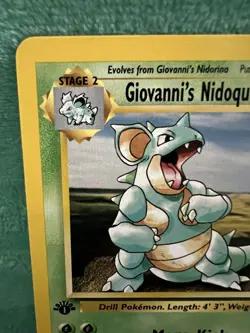 Pokemon Card - Giovanni's Nidoqueen Gym Challenge 23/132 Rare 1st Edition - Image 3