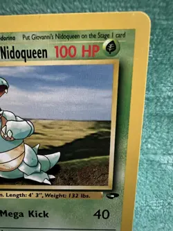 Pokemon Card - Giovanni's Nidoqueen Gym Challenge 23/132 Rare 1st Edition - Image 4