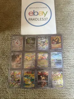 Pokemon TCG Card Lot Ascended Heroes IR Illustration Rare Full Art MAR 12 Cards - Image 1