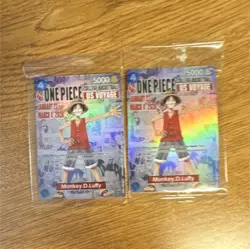 SEALED Bandai Namco One Piece Card Game US Voyage Promo Monkey D. Luffy Lot of 2 - Image 1