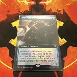 Displacer Kitten (Extended Art) NM FOIL - Commander Legends: BfBG MTG - Image 1