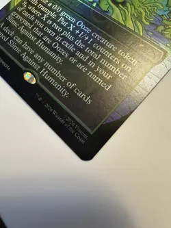 Magic: The Gathering Slime Against Humanity Secret Lair Foil Rare Green Sorcer - Image 5