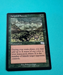 Carpet of Flowers - Urza's Saga - MTG - Magic the Gathering - Image 1