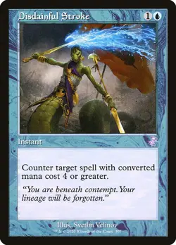 NM Retro Disdainful Stroke, Time Spiral Remastered, Magic the Gathering, 307 - Image 1