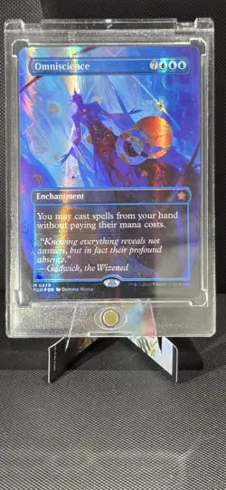 Omniscience MTG - #379 Borderless Art Mana Foil [NM] Foundations - Image 1