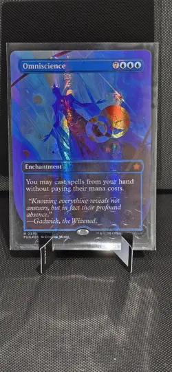 Omniscience MTG - #379 Borderless Art Mana Foil [NM] Foundations - Image 2