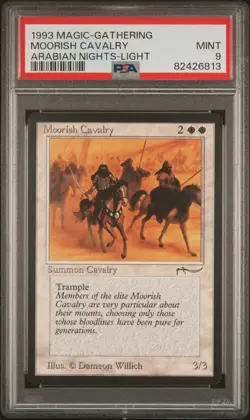 Moorish Cavalry (Light) - Arabian Nights - MTG - MINT - PSA 9. POP 13. - Image 1