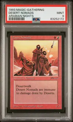 Desert Nomads - Arabian Nights - MTG - Mint - PSA 9. More MTG in Store - Image 1