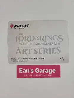 Magic the Gathering MTG LOTR Shadow of the Enemy LTR 8/81 Full Art Series - Mint - Image 2