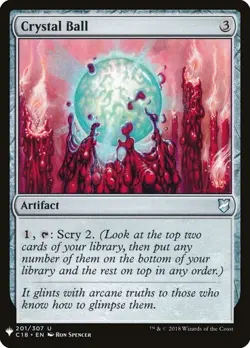 MTG - Crystal Ball - The List - Magic the Gathering - Image 1