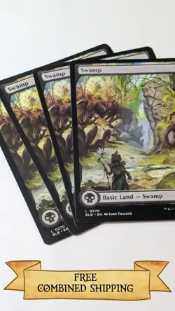 Magic The Gathering: 4x Bloomburrow (BLB) Full Art Swamp - Image 1