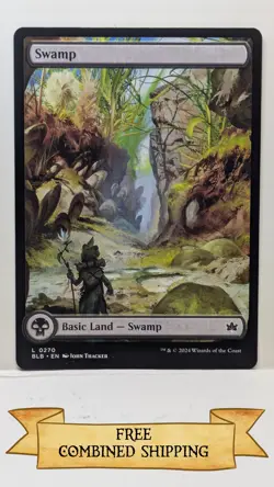 Magic The Gathering: 4x Bloomburrow (BLB) Full Art Swamp - Image 2