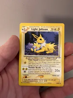 Light Jolteon 48/105 Neo Destiny Pokemon Card - Image 2
