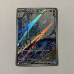 Pokemon Dragonair 181/165 151 Illustration Rare Holo English 100 HP 90 Attack - Image 1