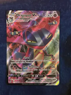 Pokemon Dragapult VMAX Ultra Rare # 093/192 - Swsh02: Rebel Clash - LP - Image 1