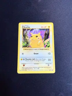 ⚡ Pokemon TCG Pikachu Red Cheeks 58/102 Shadowless Base Set 1999 ⚡ - Image 1