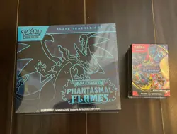 Pokemon Mega Evolution Phantasmal Flames ETB Sealed & Booster Bundle Sealed - Image 1