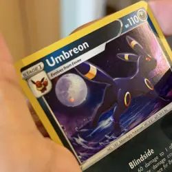 🌀SWIRL🌀Umbreon SWSH129 Sword & Shield Promo Holo Pokemon TCG Card - Image 3