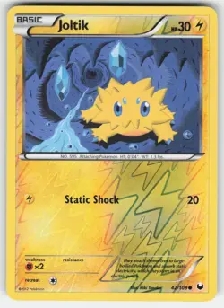 Joltik 42/108 Common Dark Explorers Pokemon Reverse Holo VLP - Image 1
