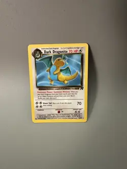 Pokemon TCG Dark Dragonite Rare Regular 22/82 Team Rocket 70HP English - Image 1