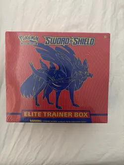 Pokemon Sword & Shield Elite Trainer Box Booster Zacian English TCG - Image 2
