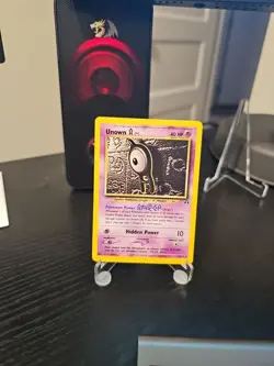 Pokemon TCG Unown A Neo Discovery 33/75 Regular Non-Holo Rare LP. - Image 1