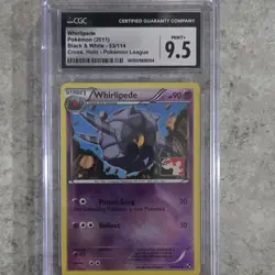 Pokemon TCG Whirlipede 053/114 League & Championship Promo Reverse Holo CGC 9.5 - Image 1
