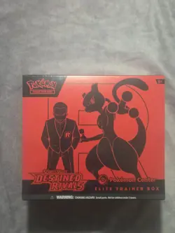 SEALED Pokemon Center Exclusive Destined Rivals ETB Elite Trainer Box - TEAR - Image 1