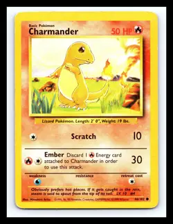 💥 Charmander | Pokemon TCG 1999 | (Base Set) Non Holo Vintage # 46/102 - Image 1