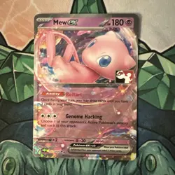 Pokemon Mew EX TCG 151/165 Play! Prize Pack Series 5 Stamped - Image 2