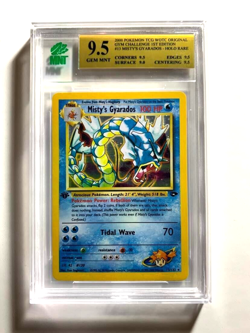 2000 Pokemon Gym Challenge "Misty's Gyarados" 13/132 Holo MNT 9.5 WOTC 1st-Ed - Image 1