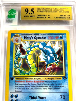 2000 Pokemon Gym Challenge "Misty's Gyarados" 13/132 Holo MNT 9.5 WOTC 1st-Ed - Image 2