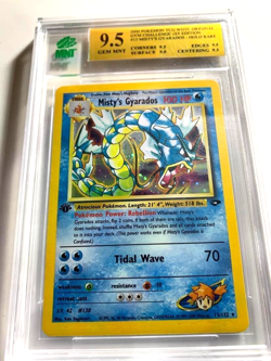 2000 Pokemon Gym Challenge "Misty's Gyarados" 13/132 Holo MNT 9.5 WOTC 1st-Ed - Image 3