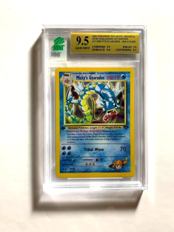 2000 Pokemon Gym Challenge "Misty's Gyarados" 13/132 Holo MNT 9.5 WOTC 1st-Ed - Image 4