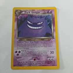 Vintage 1999 WOTC Pokemon | Neo Destiny | Dark Gengar 6/105 | NM/LP Clean Holo - Image 1