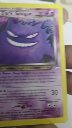 Vintage 1999 WOTC Pokemon | Neo Destiny | Dark Gengar 6/105 | NM/LP Clean Holo - Image 2