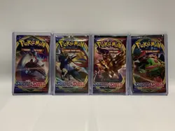 Pokemon Sword And Sheild Booster Pack Art Set Of 4 - Image 1