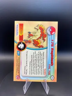 2000 Pokemon RAPIDASH #78 [Non-Holo] Topps Blue Logo - Image 2