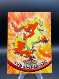 2000 Pokemon RAPIDASH #78 [Non-Holo] Topps Blue Logo - Image 3