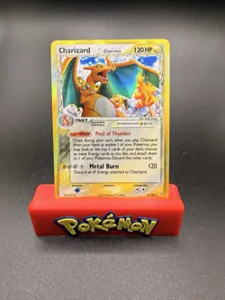 Charizard (Delta Species) 4/100 Crystal Guardians Holo Rare Pokemon MP HP - Image 1