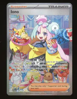 2023 Pokemon TCG Iono Full Art Secret Rare Holo 269/193 Paldea Evolved - Image 1