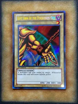 Yugioh Left Arm Of The Forbidden One LCYW-EN305 Secret Rare 1st Ed NM - Image 1