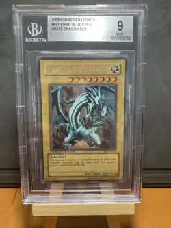 BGS 9 Blue Eyes White Dragon FL1-EN001 Secret Rare Limited Edition Yugioh LowPop - Image 1