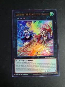 Uzuhime the Manifested Mikanko MZMU-EN018 Ultra Rare Yugioh Maze of Muertos - Image 1