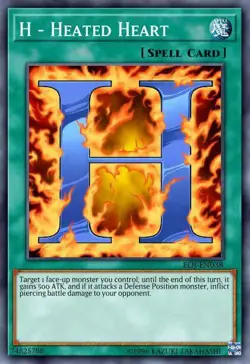 Yu-Gi-Oh! Enemy of Justice H- Heated Heart 1st Edition EOJ-EN038 - Image 1