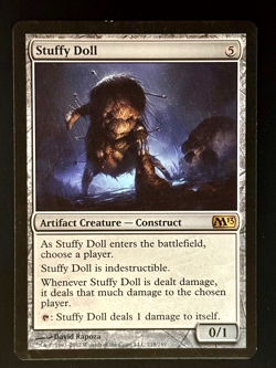 MTG - Stuffy Doll - LP - Core Set 2013 (M13) #218 - RARE - EN - REG - Image 1