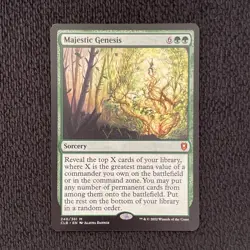 MTG Majestic Genesis #240 Commander Legends: Battle for Baldur's Gate Mythic NM - Image 1