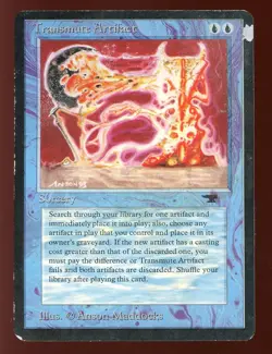 1994 Antiquities Transumute Artifact ~ Vintage MTG/Magic - Image 1
