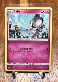 Ralts 91/147 Burning Shadows Pokemon Card NM - Image 1