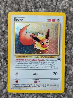 Eevee 11/53 Pokemon TCG Black Star Promo Holo Vintage Card WOTC - Image 1